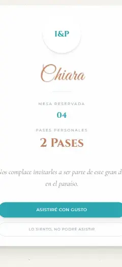 Invitación Riviera Romance